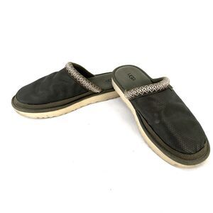 UGG Men's Tasman Slip-on Slides Uld Mono Slipper MLT Green US Size 10